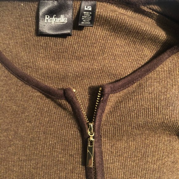 Rafaella Zip Front Duster/Tunic Cardigan - Picture 3 of 6